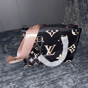 Designer inspired bag tote purse